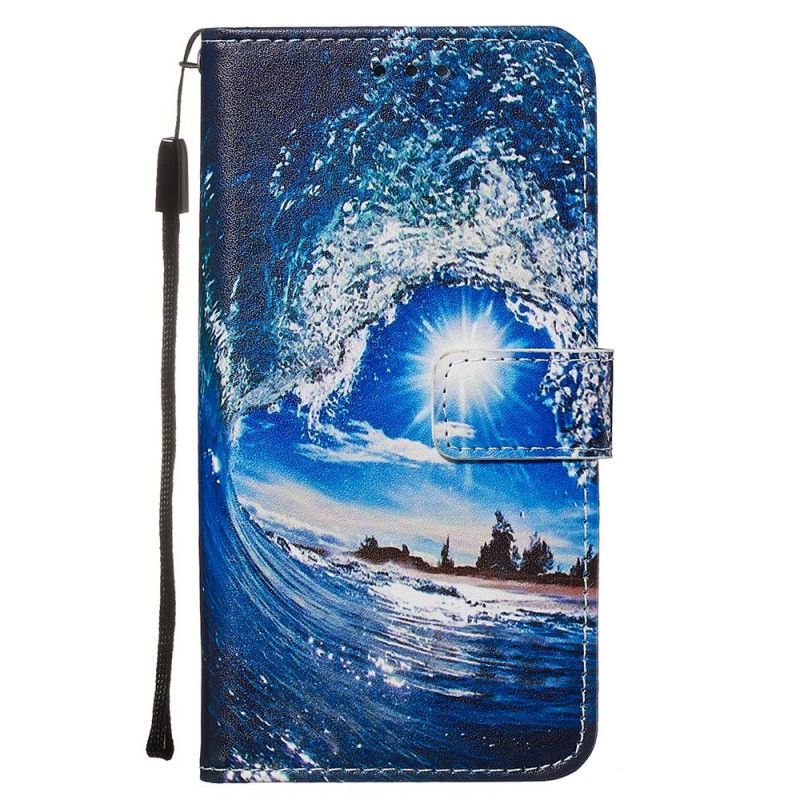 Flip Cover Læder Xiaomi Redmi Note 8 Elsker Bølgen Original