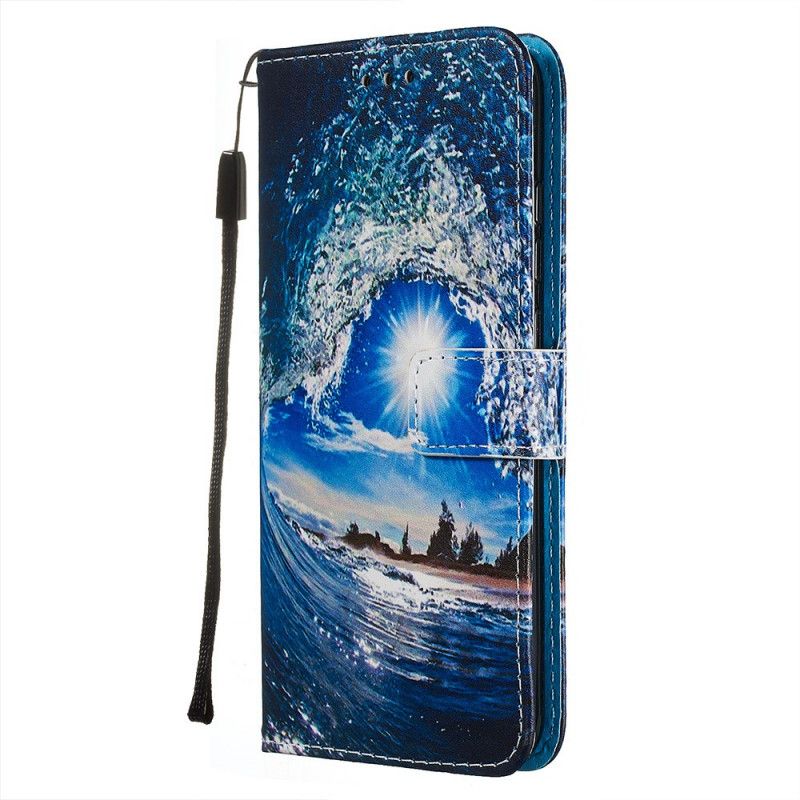 Flip Cover Læder Xiaomi Redmi Note 8 Elsker Bølgen Original