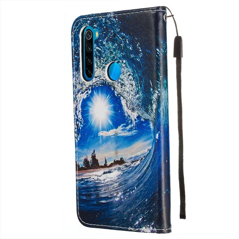 Flip Cover Læder Xiaomi Redmi Note 8 Elsker Bølgen Original