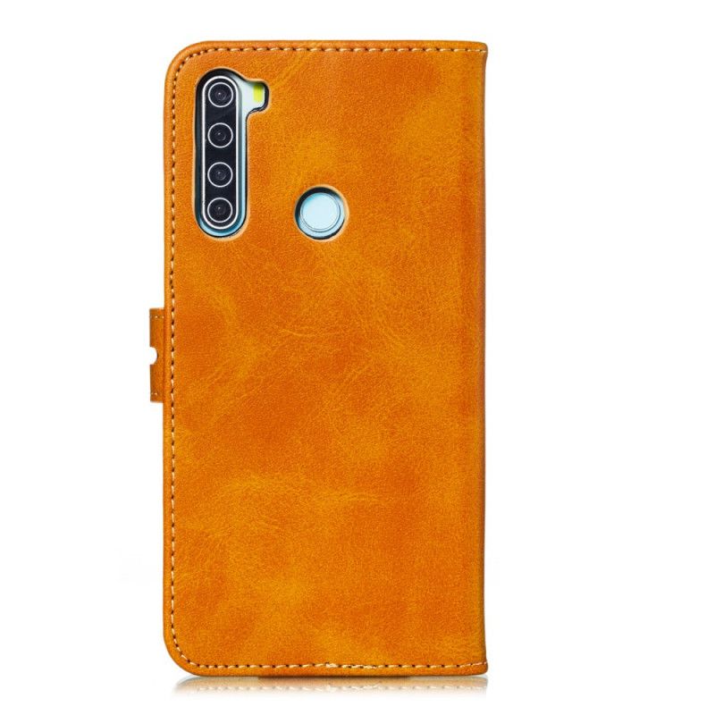 Flip Cover Læder Xiaomi Redmi Note 8 Sort Killing