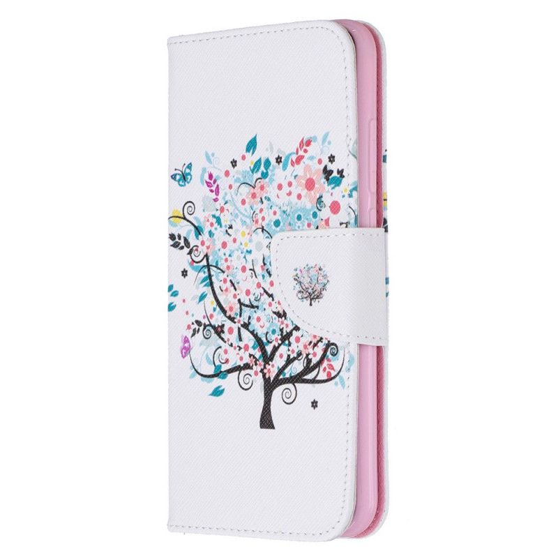 Flip Cover Xiaomi Redmi Note 8 Blomstret Træ