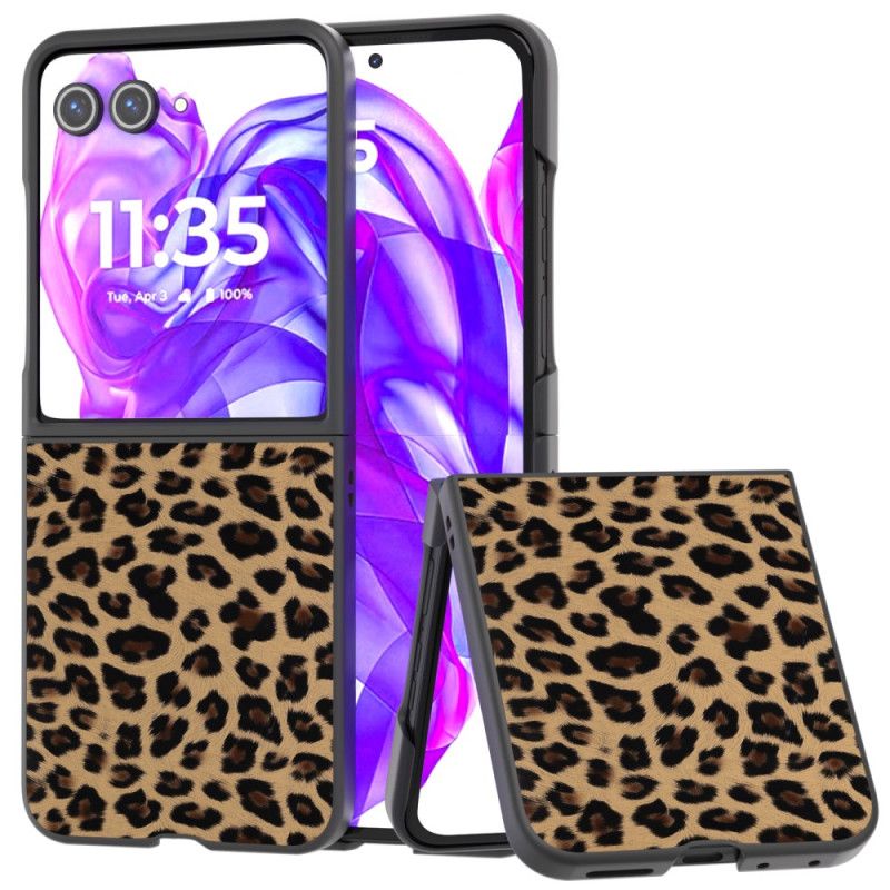 Cover Motorola Razr 50 Ultra Leopardmønster