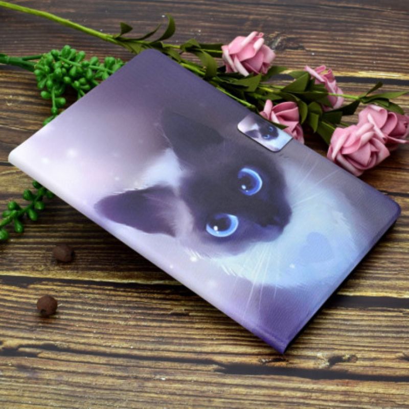 Flip Cover Huawei Matepad New Blue Eyed Cat