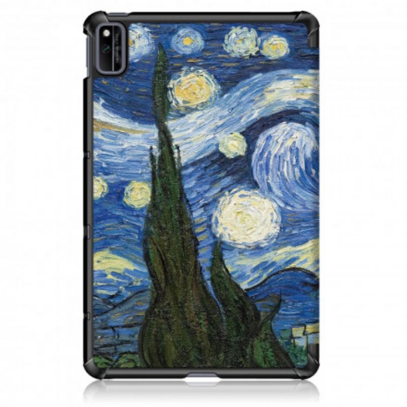 Forstærket Smart Etui Huawei Matepad New The Starry Night