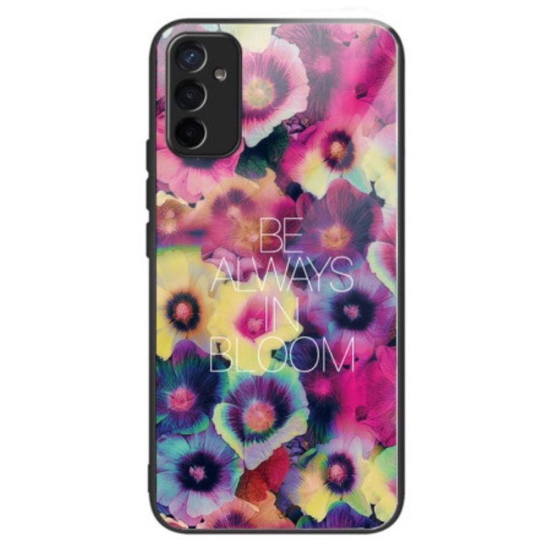 Cover Samsung Galaxy M13 Be Always In Bloom Hærdet Glas