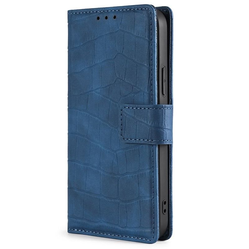 Flip Cover Samsung Galaxy M13 Krokodillehudstil