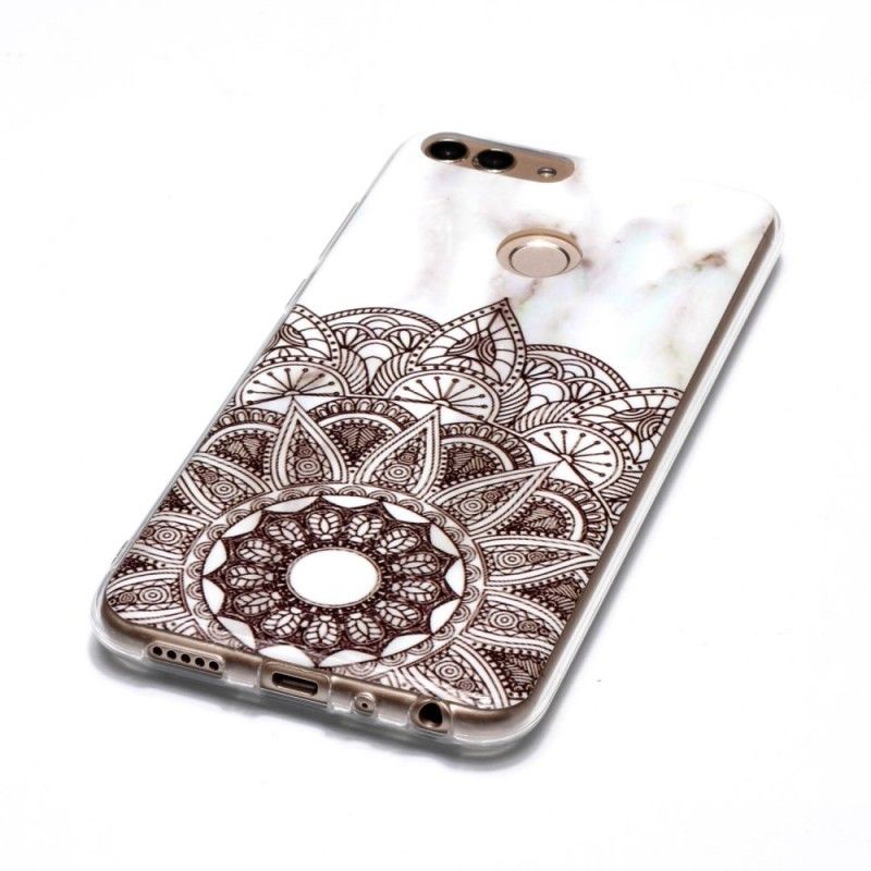 Cover for Huawei P Smart Marmoreret Mandala