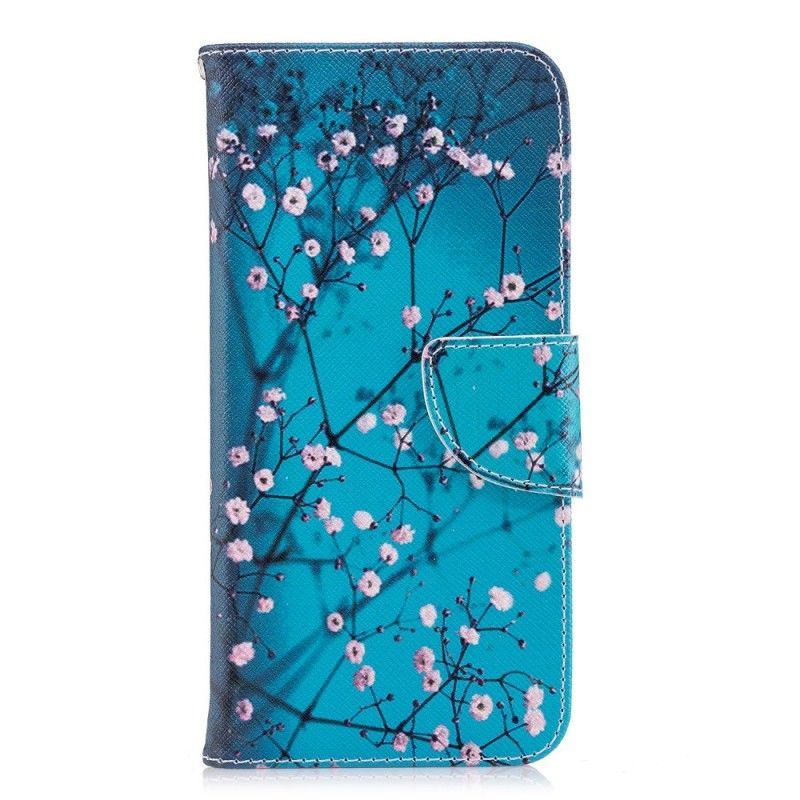 Flip Cover Huawei P Smart Mobilcover Blomstrende Træ