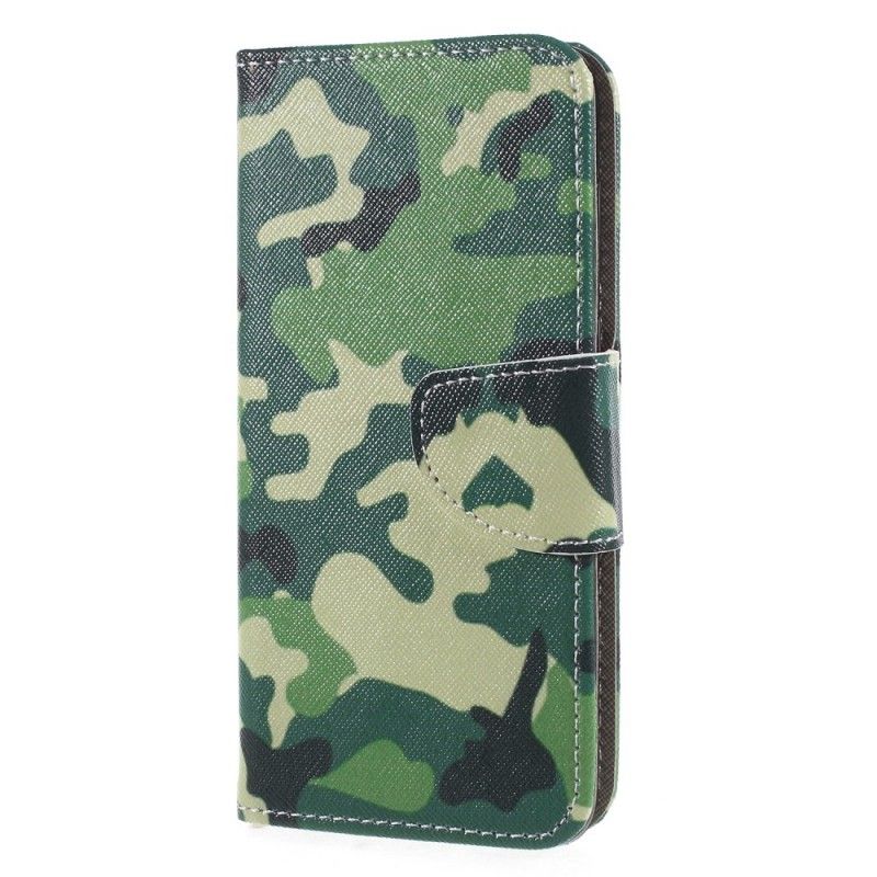 Flip Cover Huawei P Smart Mobilcover Militær Camouflage