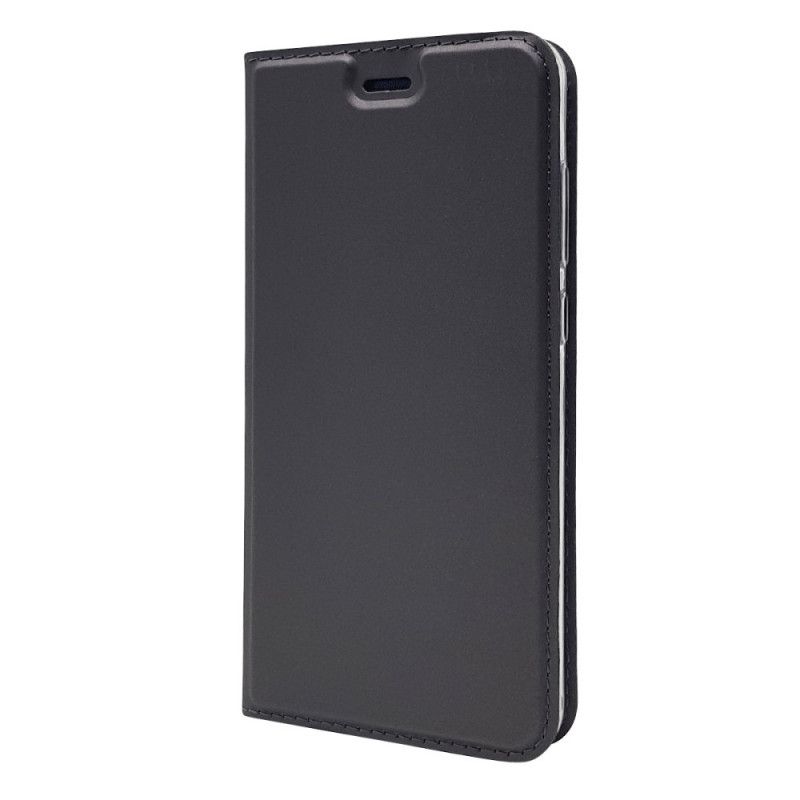 Læder Cover Huawei P10 Lite Sort Mobilcover Magnetisk Lås