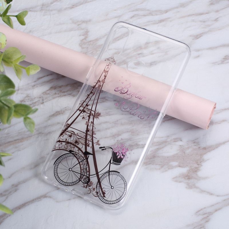 Cover for Samsung Galaxy A10s Gennemsigtig Hej Paris