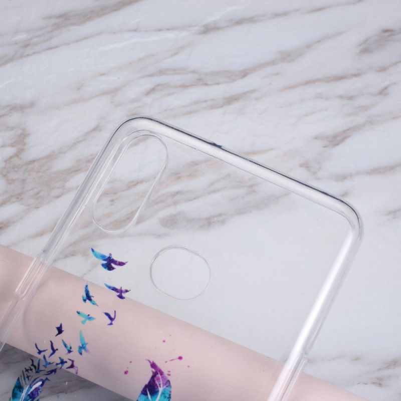 Cover Samsung Galaxy A10s Gennemsigtige Fjer