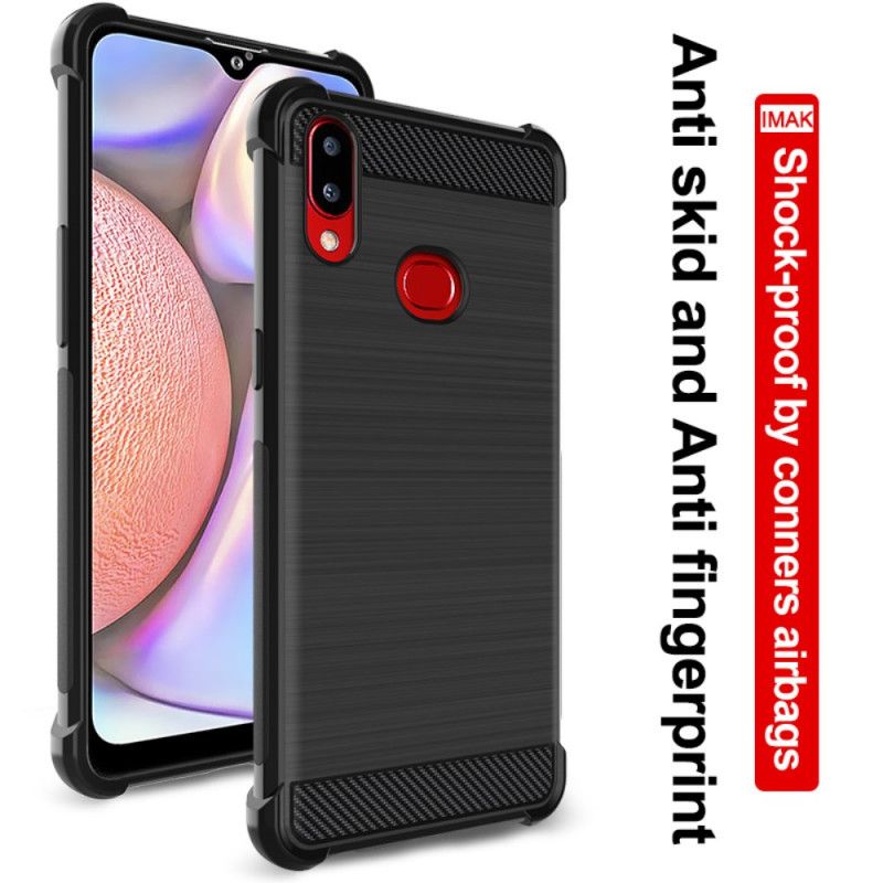 Cover Samsung Galaxy A10s Imak Vega Serie Børstet Kulfiber Original