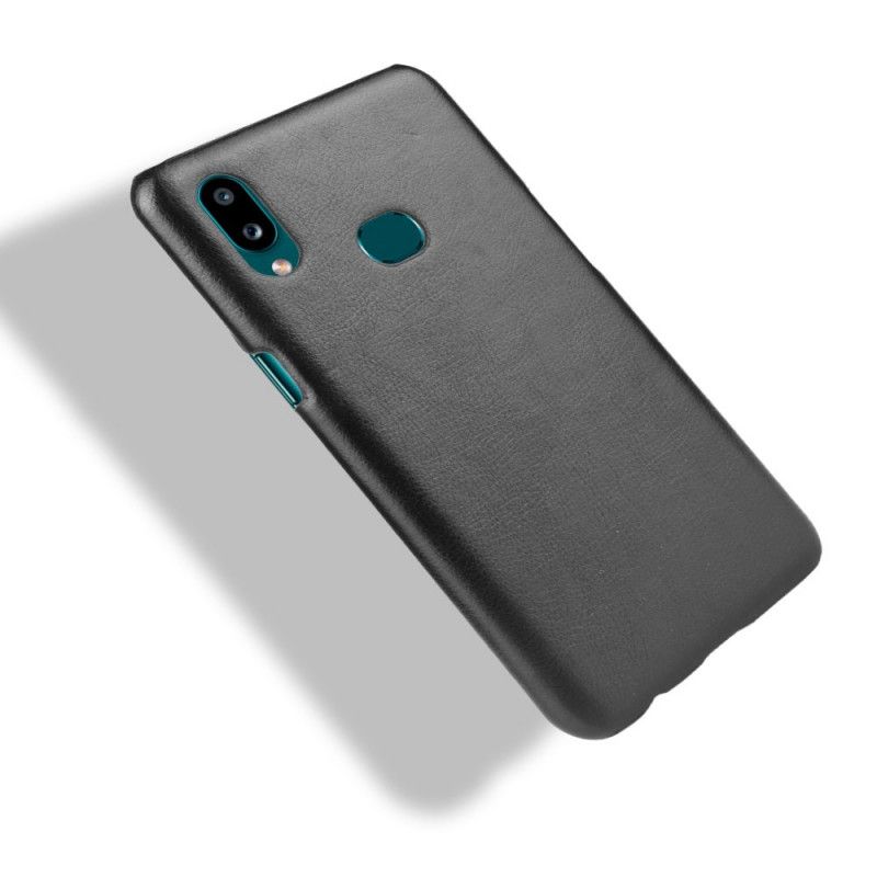 Cover Samsung Galaxy A10s Sort Læderstil Original