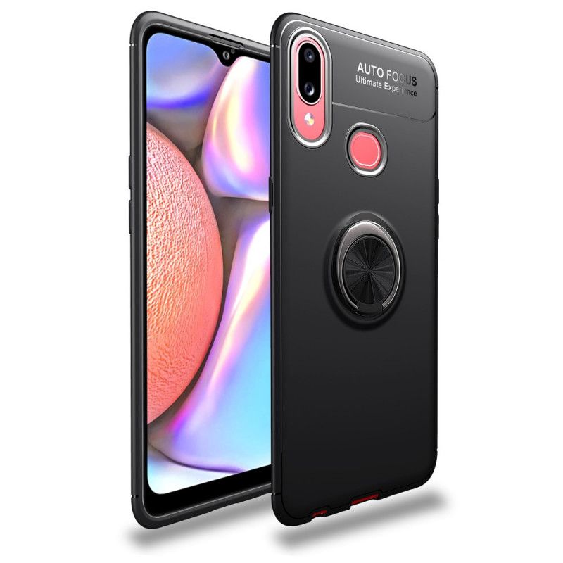 Cover Samsung Galaxy A10s Sort Lenu Roterende Ring Beskyttelse