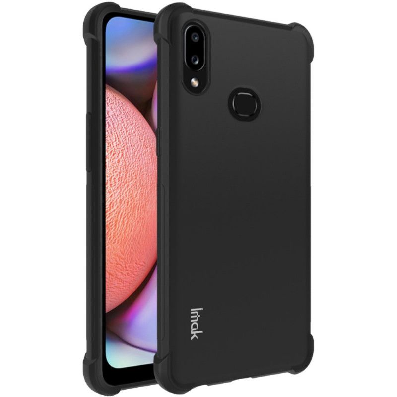 Cover Samsung Galaxy A10s Sort Mobilcover Imak Silkeagtig Med Skærmfilm