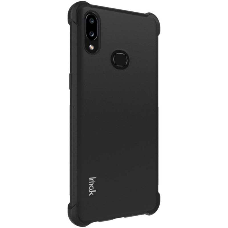 Cover Samsung Galaxy A10s Sort Mobilcover Imak Silkeagtig Med Skærmfilm