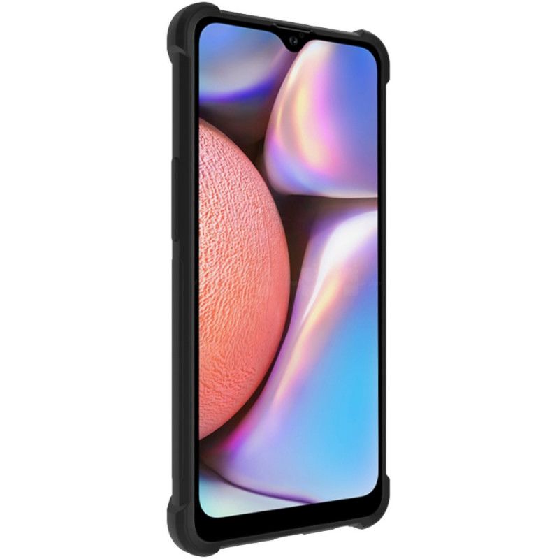 Cover Samsung Galaxy A10s Sort Mobilcover Imak Silkeagtig Med Skærmfilm