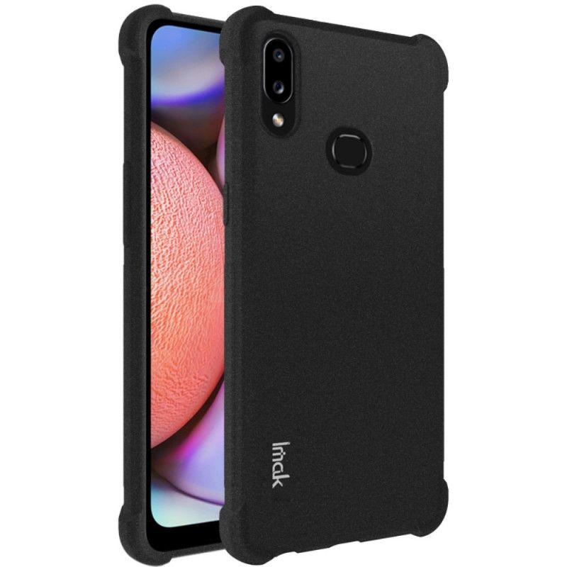 Cover Samsung Galaxy A10s Sort Mobilcover Imak Silkeagtig Med Skærmfilm