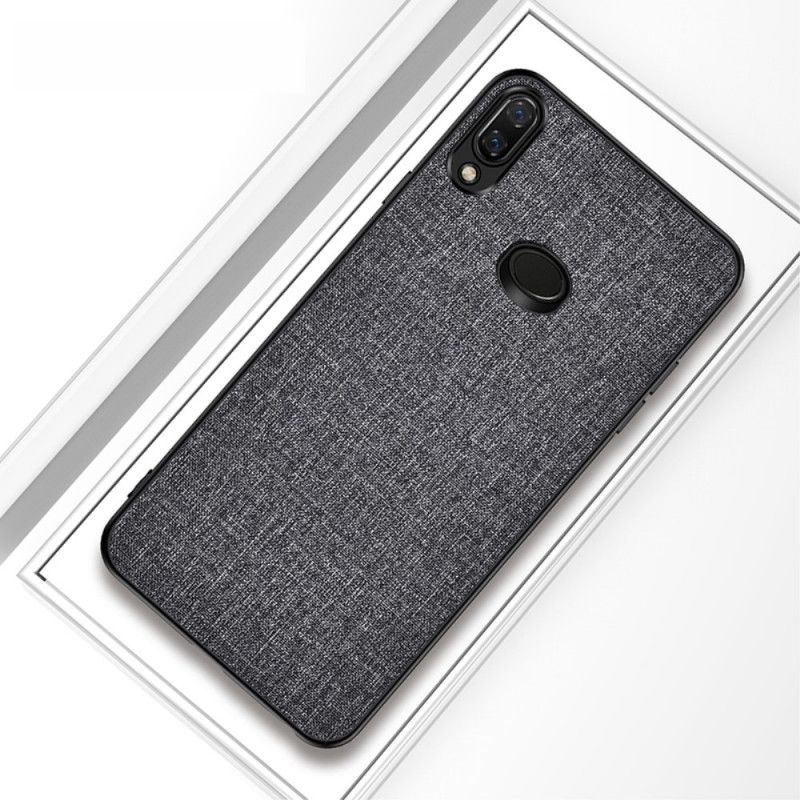 Cover Samsung Galaxy A10s Sort Stoftekstur