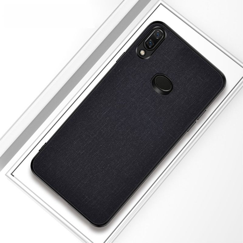 Cover Samsung Galaxy A10s Sort Stoftekstur