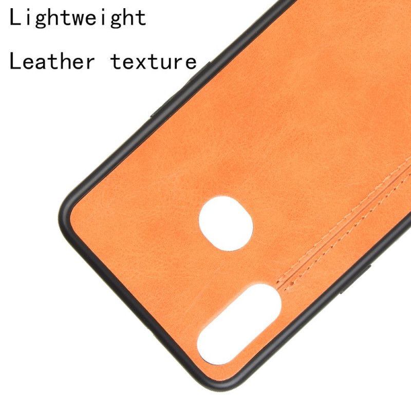 Cover Samsung Galaxy A10s Sort Syet Lædereffekt