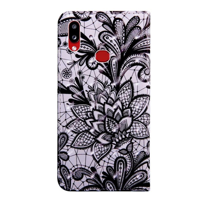 Flip Cover Læder for Samsung Galaxy A10s Let Pletblonde