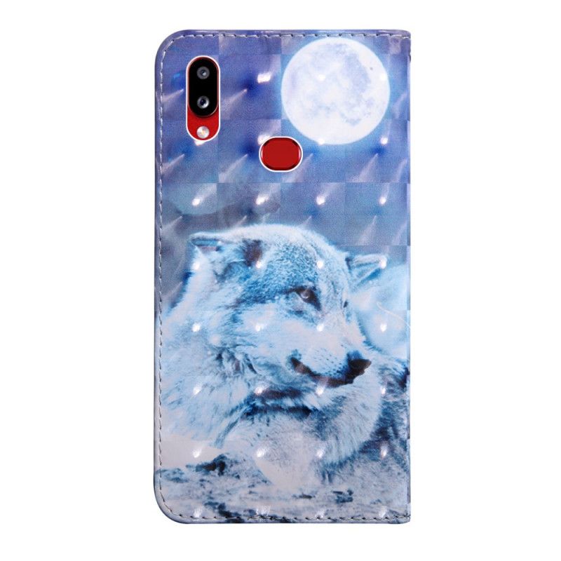 Flip Cover Læder for Samsung Galaxy A10s Lys Spot Hector Ulven