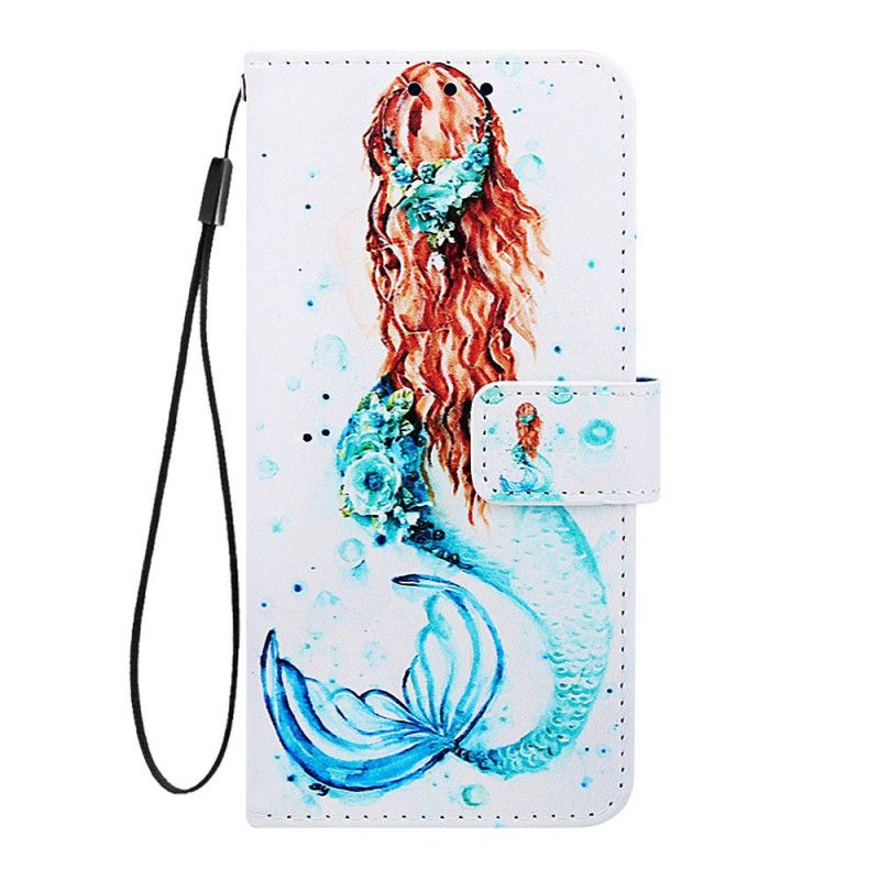 Flip Cover Læder Samsung Galaxy A10s Havfrue Ærbødighed Original