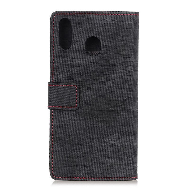 Flip Cover Læder Samsung Galaxy A10s Sort Nitte Jeans