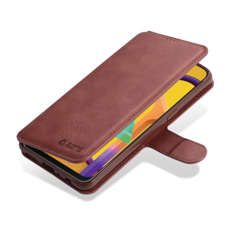 Flip Cover Læder Samsung Galaxy A10s Sort Retro Azns