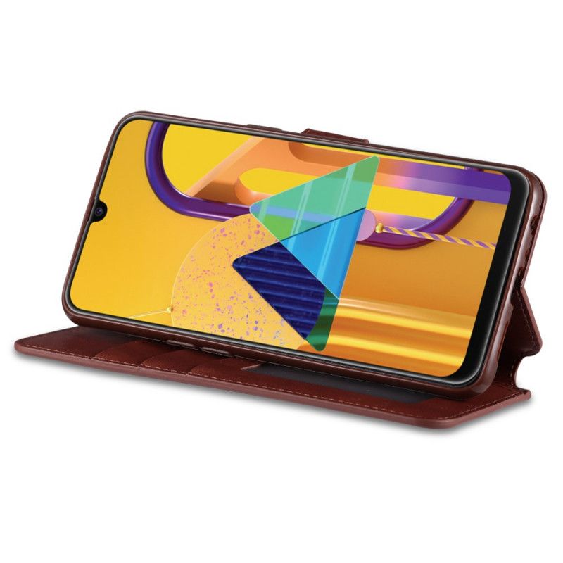 Flip Cover Læder Samsung Galaxy A10s Sort Retro Azns