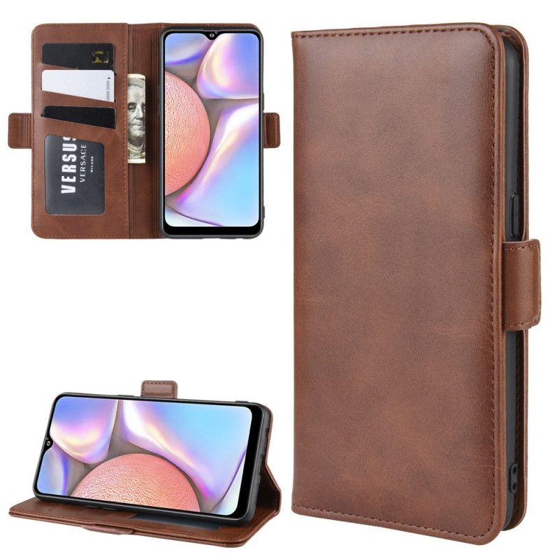 Flip Cover Samsung Galaxy A10s Sort Dobbelt Flap