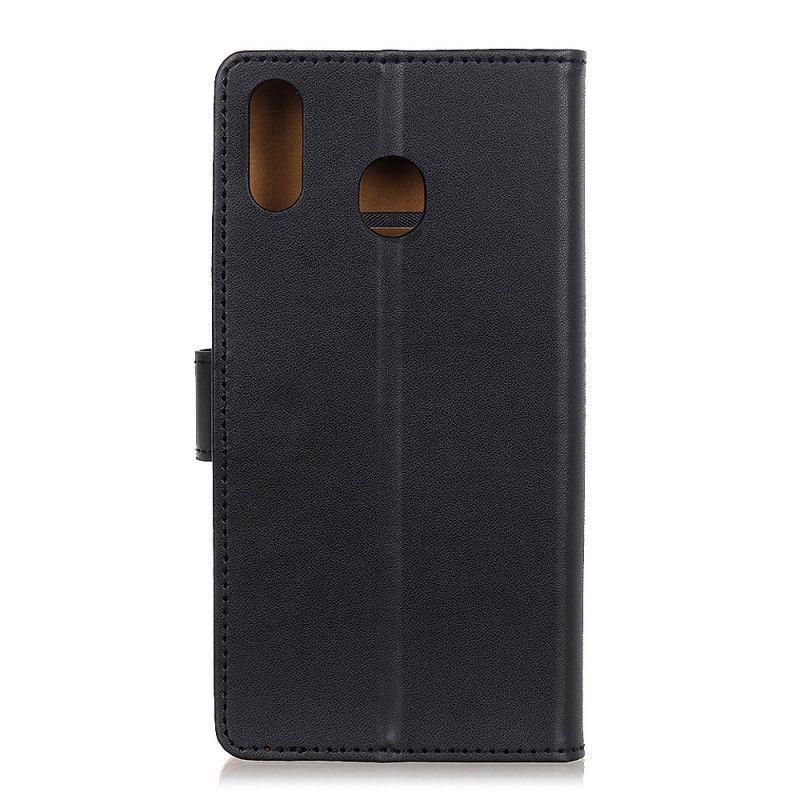 Flip Cover Samsung Galaxy A10s Sort Simpelt Kunstlæder