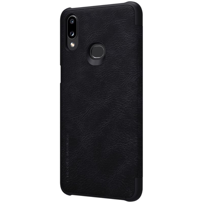 Læder Cover Samsung Galaxy A10s Rød Nillkin Qin-Serien