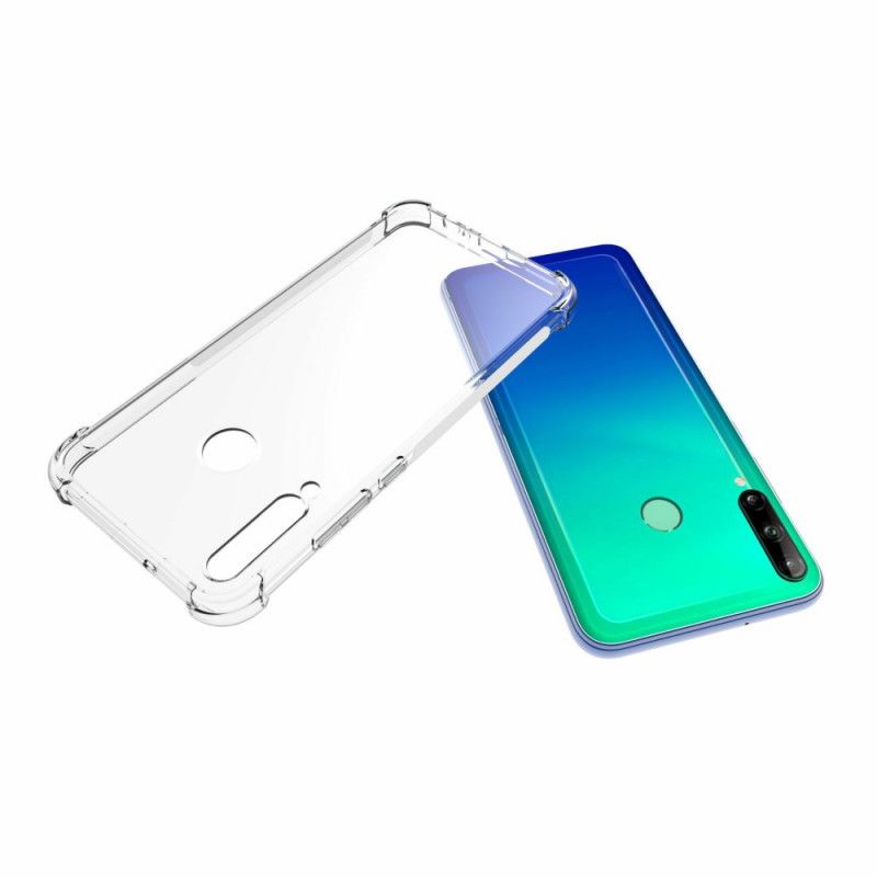 Cover for Huawei P40 Lite E / Y7p Gennemsigtige Forstærkede Hjørner