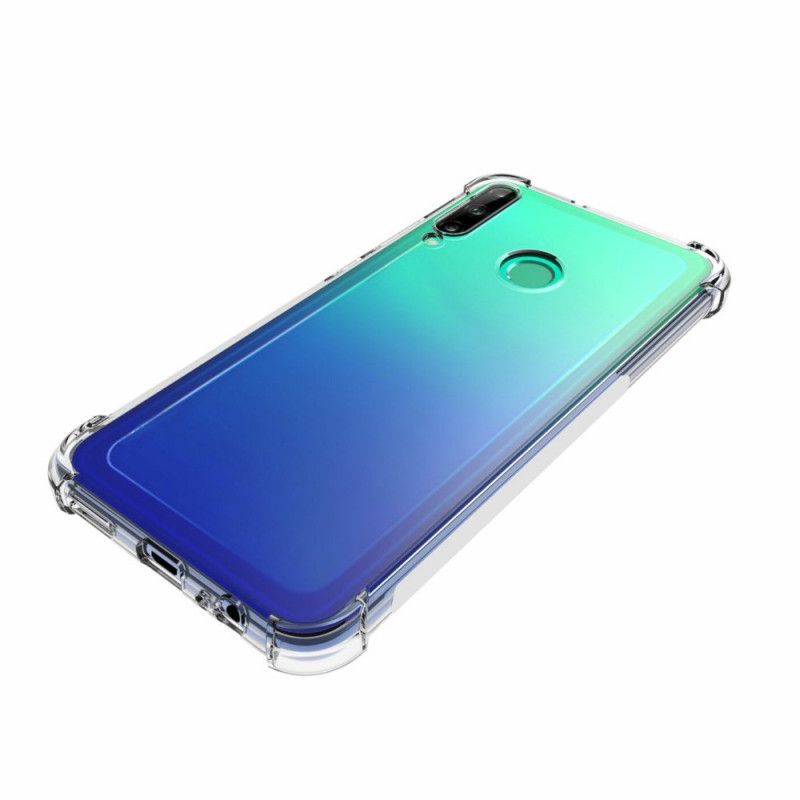 Cover for Huawei P40 Lite E / Y7p Gennemsigtige Forstærkede Hjørner