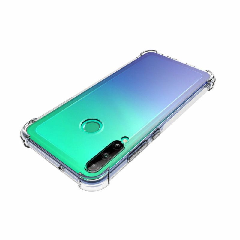 Cover for Huawei P40 Lite E / Y7p Gennemsigtige Forstærkede Hjørner