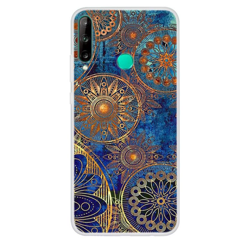 Cover for Huawei P40 Lite E / Y7p Rød Mandala-Trend