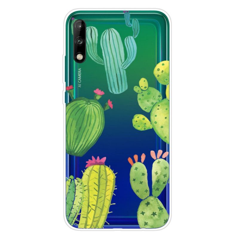 Cover Huawei P40 Lite E / Y7p Akvarel Kaktus