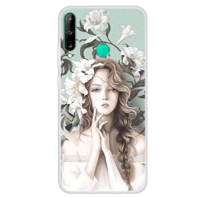 Cover Huawei P40 Lite E / Y7p Blomsterkvinden