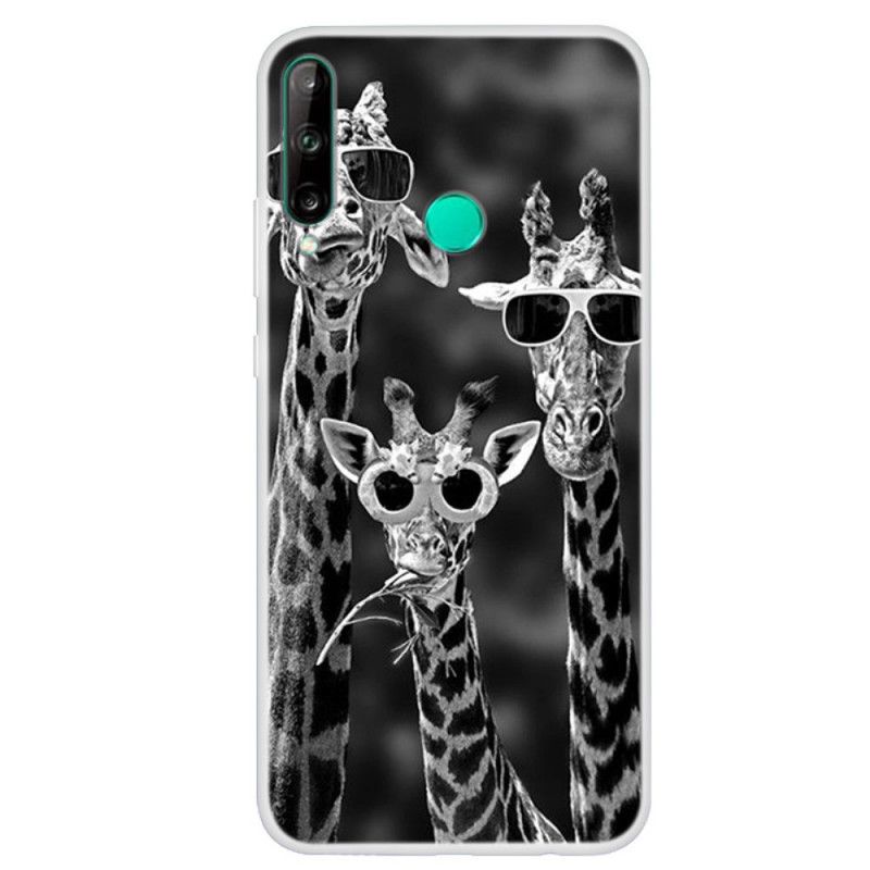 Cover Huawei P40 Lite E / Y7p Giraffer Med Briller