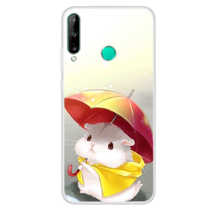 Cover Huawei P40 Lite E / Y7p Hamster I Regnen Beskyttelse