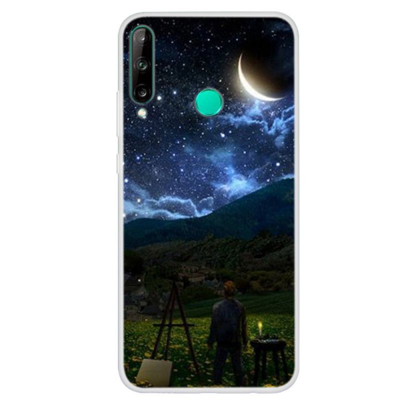 Cover Huawei P40 Lite E / Y7p Maler Om Natten