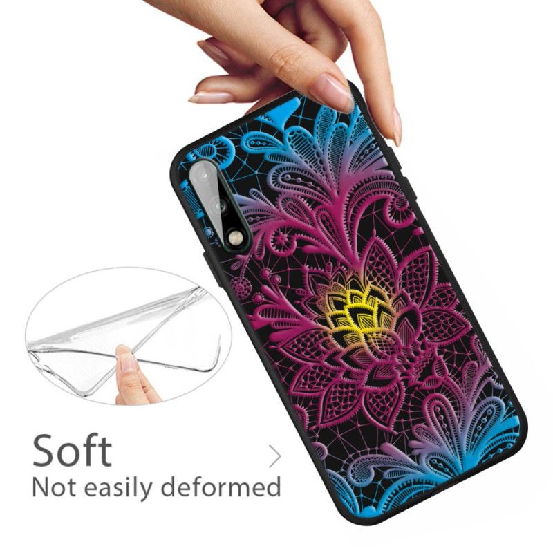 Cover Huawei P40 Lite E / Y7p Mesterlig Blomst