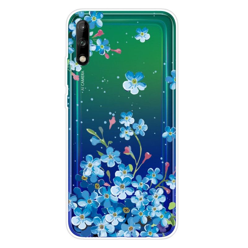 Cover Huawei P40 Lite E / Y7p Mobilcover Buket Af Blå Blomster