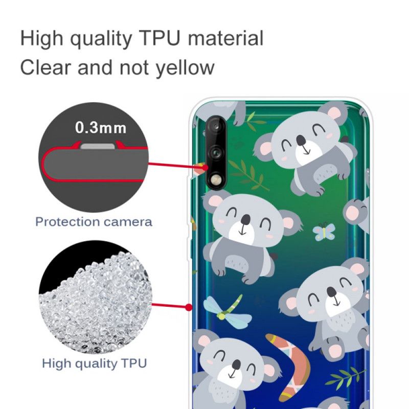 Cover Huawei P40 Lite E / Y7p Mobilcover Søde Koalaer