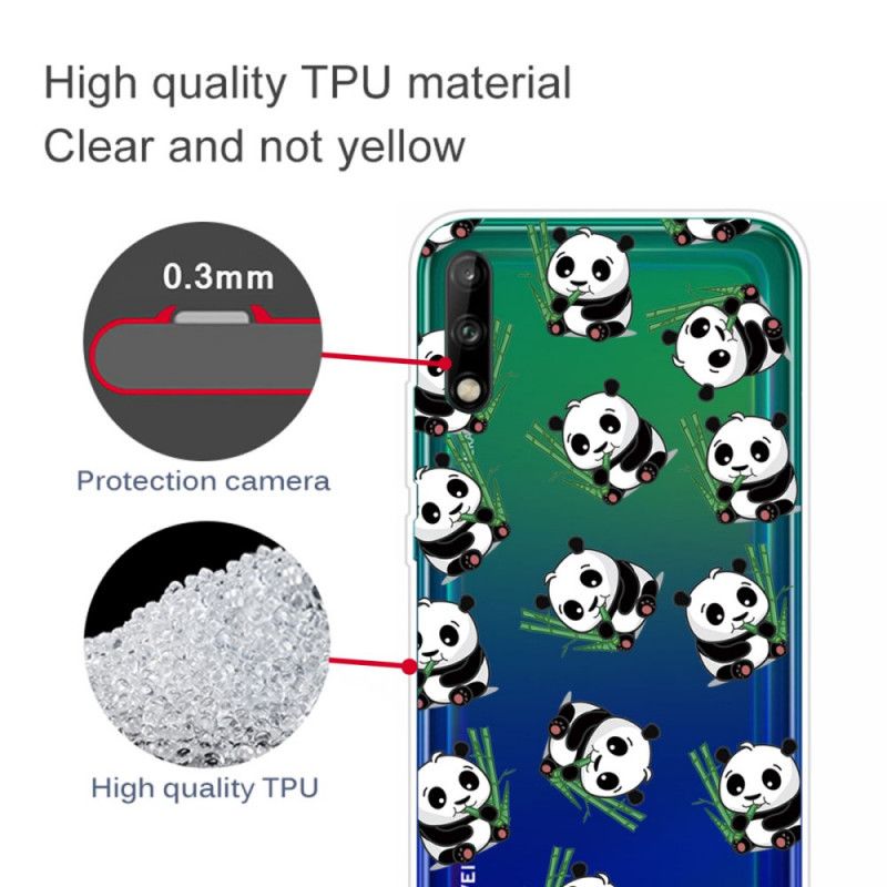 Cover Huawei P40 Lite E / Y7p Små Pandaer