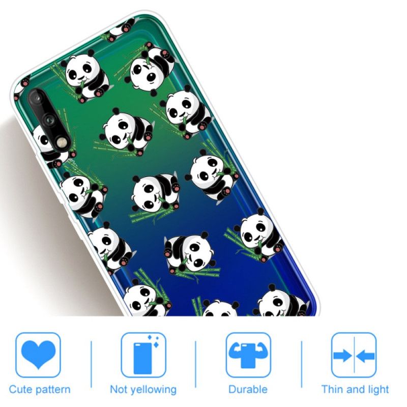 Cover Huawei P40 Lite E / Y7p Små Pandaer