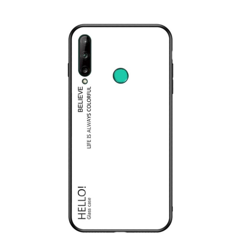 Cover Huawei P40 Lite E / Y7p Sort Hej Hærdet Glas